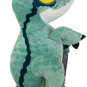 Jurassic World Dominion 20cm 8 Inch Super Soft Gift-Quality Plush - Velociraptor, T-Rex