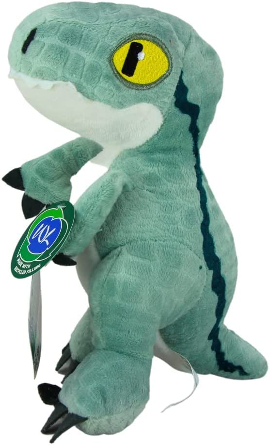 Jurassic World Dominion 20cm 8 Inch Super Soft Gift-Quality Plush - Velociraptor, T-Rex