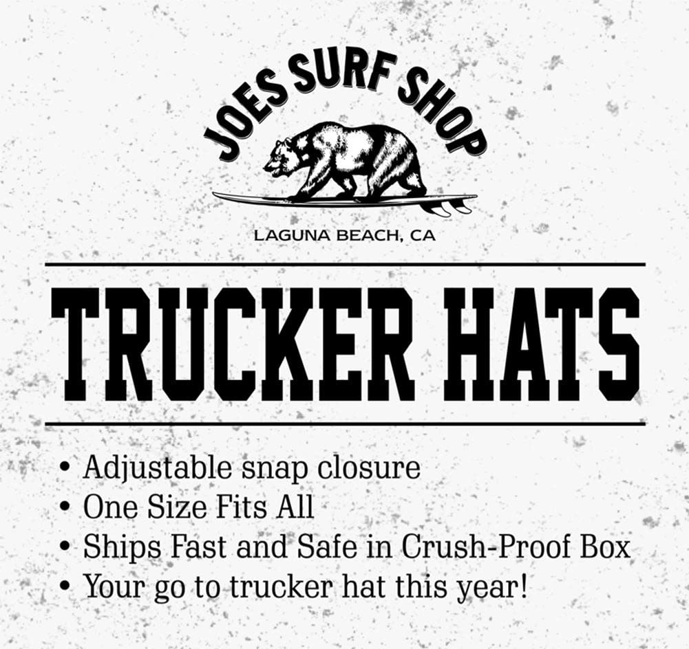 JOES SURF SHOP Fishin' Bones Foam Snapback Trucker Hat-Navy