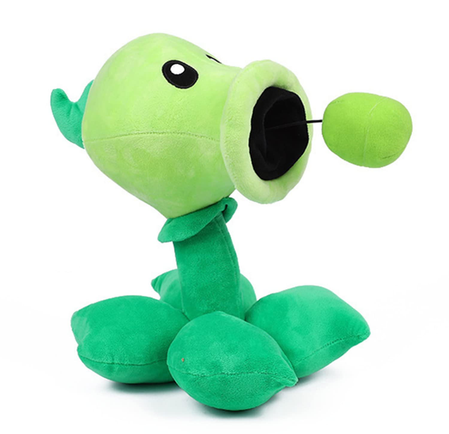 JHESAO 3 PCS Plants and Zombies Plush Plants Sets Zombies Toy Pea, 1 2 Stuffed Soft Gatling Pea Doll, Newspaper Zombie PVZ Plush Figure Doll New