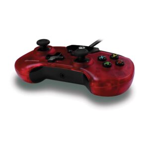 Hyperkin X91 Ice Wired Controller for Xbox Series X | S/Xbox One/Windows 10/11 - Officially Licensed By Xbox (Ruby Red)