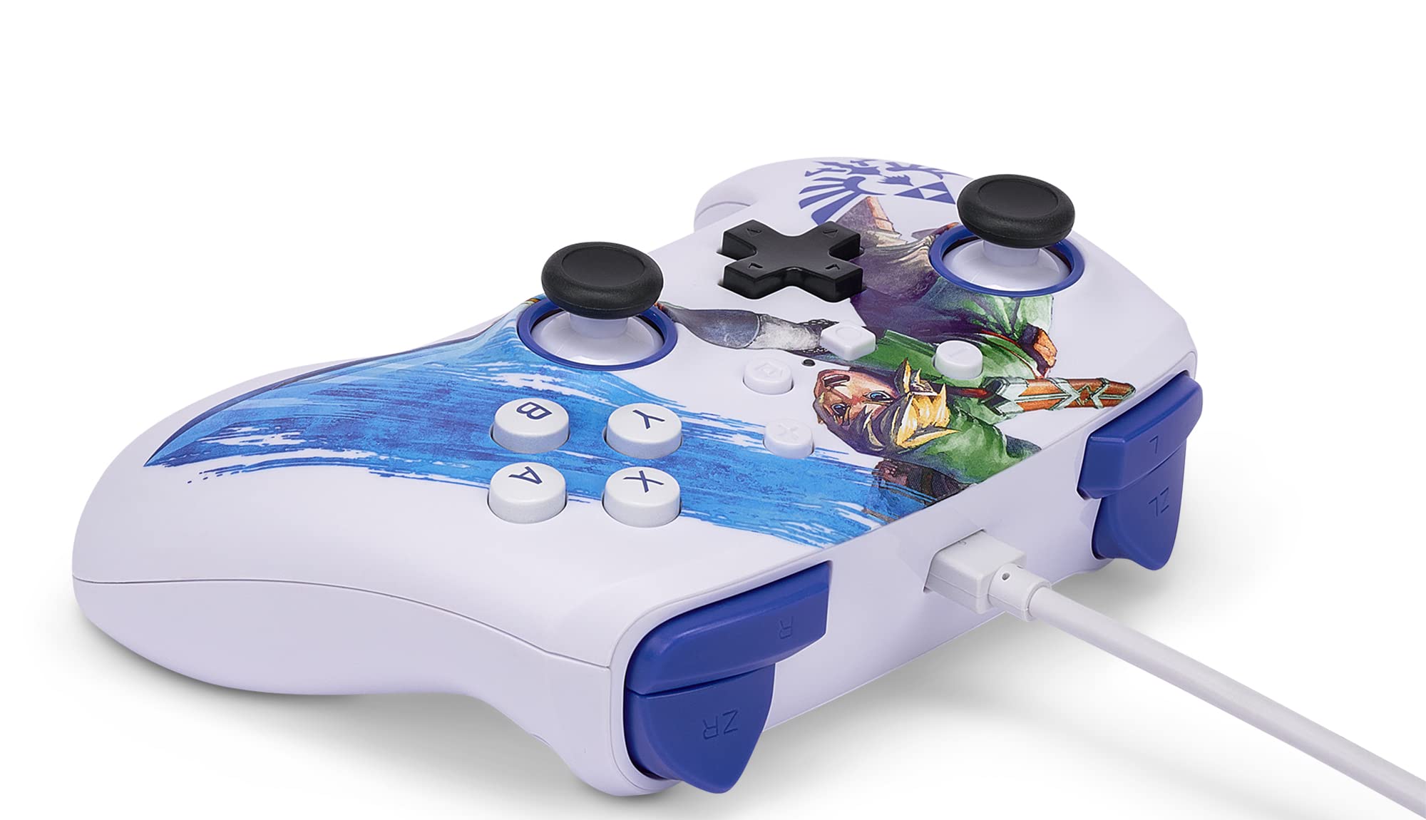 PowerA Enhanced Wired Controller for Nintendo Switch - Master Sword Attack Zelda Link