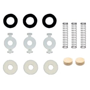 cheerock 14pcs trumpet valve repair kit with spring felt washers cork pad trumpet valve replacement parts