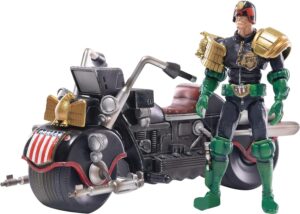 hiya toys judge dredd: dredd and lawmaster mk ii px 1:18 scale exquisite mini action figure