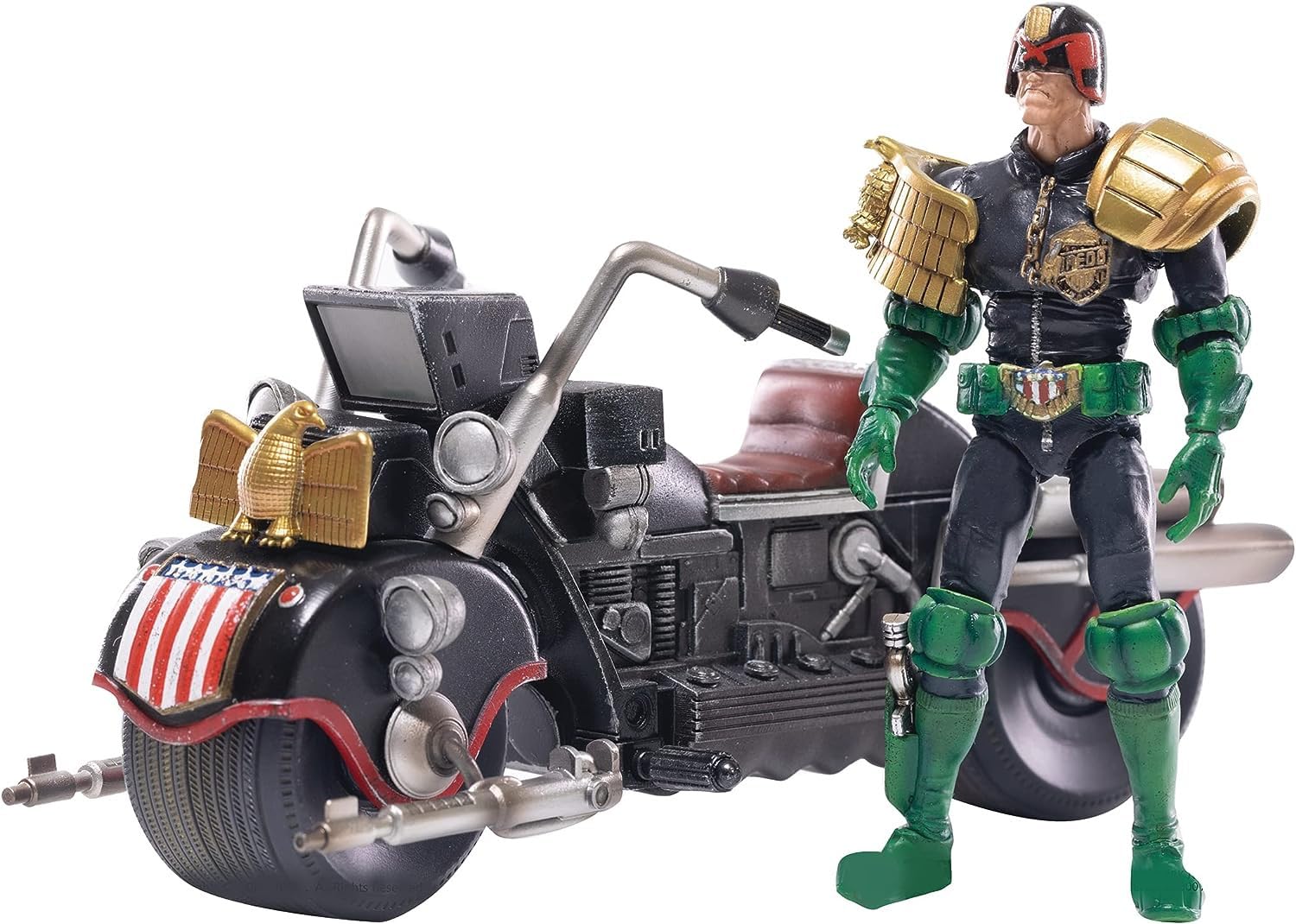 HIYA TOYS Judge Dredd: Dredd and Lawmaster Mk II PX 1:18 Scale Exquisite Mini Action Figure