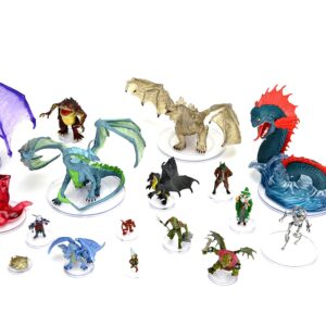 WizKids D&D Icons of The Realms: Fizban's Treasury of Dragons - Booster (Set22) - Contains 4 Miniatures, Pre-Painted, Pre-Assembled, Dungeons & Dragons