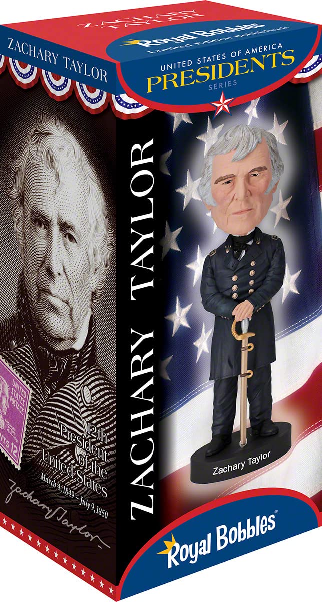 Royal Bobbles Zachary Taylor 12th President of The United States Collectible Bobblehead Statue