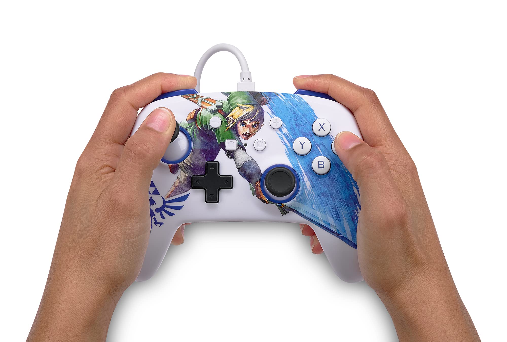 PowerA Enhanced Wired Controller for Nintendo Switch - Master Sword Attack Zelda Link