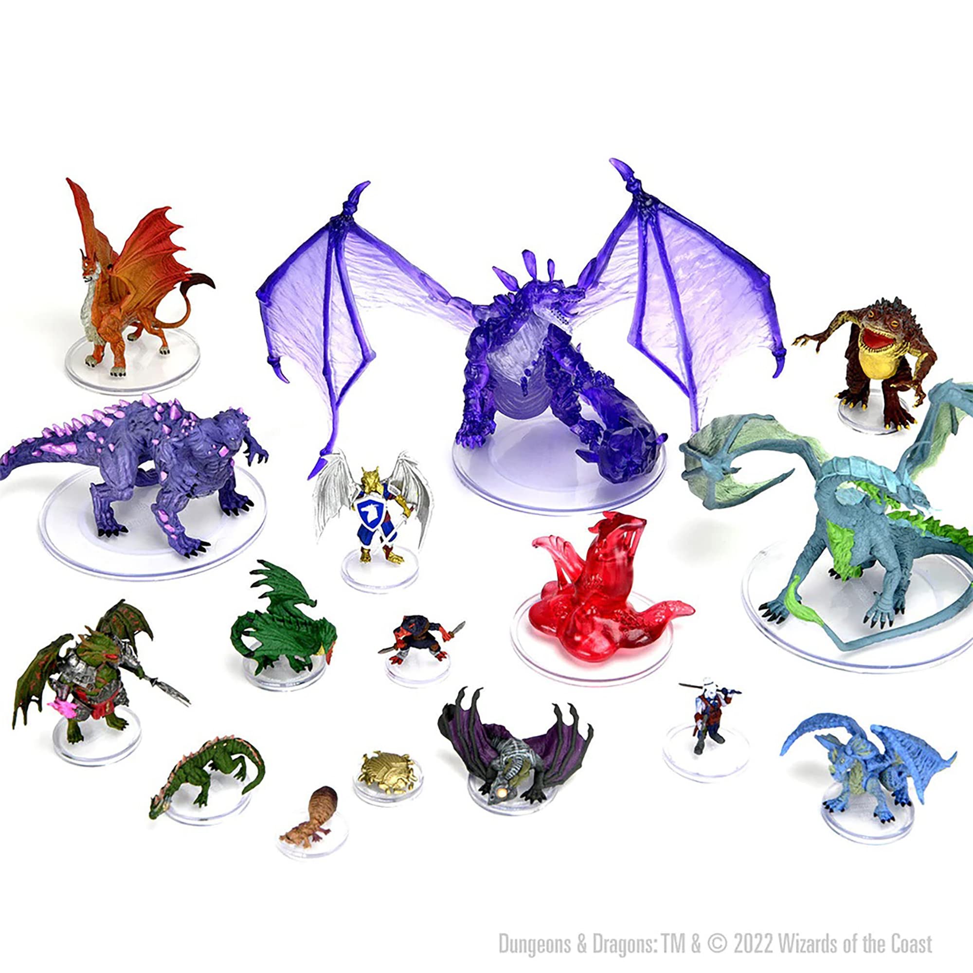 WizKids D&D Icons of The Realms: Fizban's Treasury of Dragons - Booster (Set22) - Contains 4 Miniatures, Pre-Painted, Pre-Assembled, Dungeons & Dragons