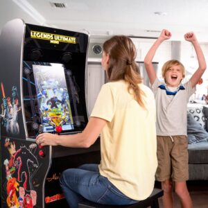 Legends Ultimate Mini, Full Height Arcade Game Machine, Home Arcade, Classic Retro Video Games, 150 Licensed Arcade and Games, Action Fighting Puzzle Sports & More, WiFi, HDMI, Bluetooth