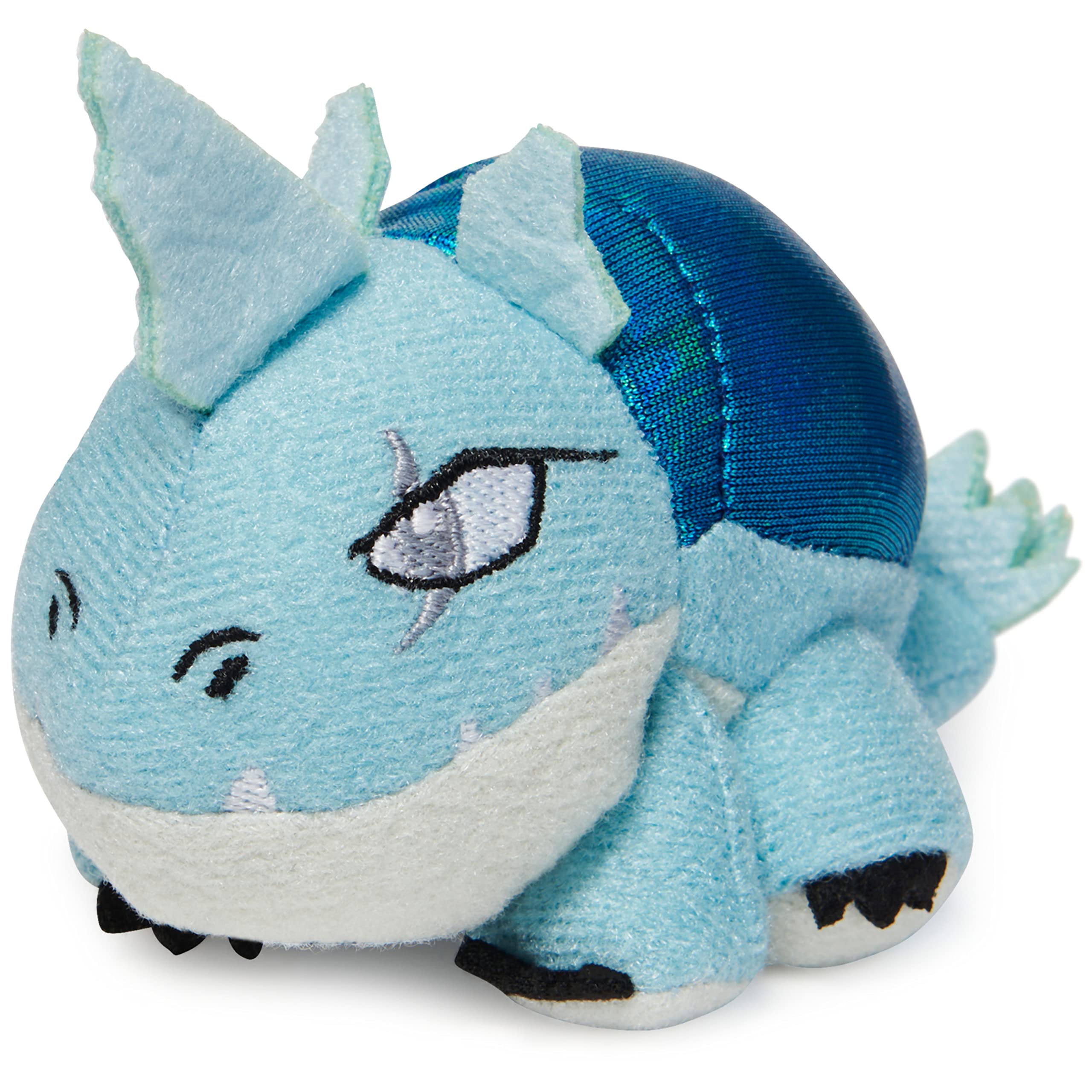 Dreamworks Dragons 6064914 Nine Realms, Crystal Plush Dragons, 3-inch, Kids Toys for Age 4 and Up (Styles May Vary), Multicolor