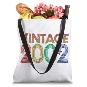 Vintage 2002 21 Years Old For Men And Women 21st Birthday Tote Bag