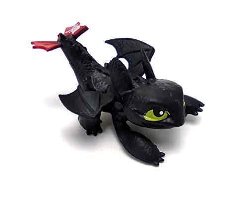 Toysvill Dragons (Set 8 pcs) - Mini Action Figures: Toothless (Night Fury), Deadly Nadder, Gronckle, Hideous Zippleback, Hotburple, Monstrous Nightmare, Terrible Terror