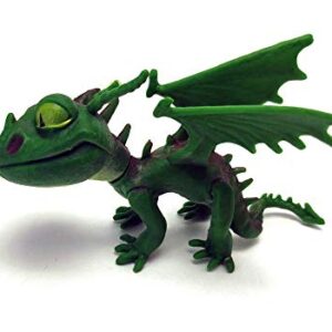 Toysvill Dragons (Set 8 pcs) - Mini Action Figures: Toothless (Night Fury), Deadly Nadder, Gronckle, Hideous Zippleback, Hotburple, Monstrous Nightmare, Terrible Terror