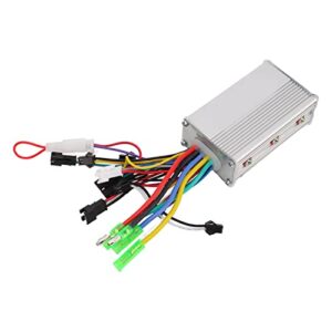 Kadimendium Electric Motor Controller Kit, Easy Install Heat Dissipation Reliable 24/36/48V 350W Motor Controller for Electric