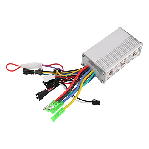 Kadimendium Electric Motor Controller Kit, Easy Install Heat Dissipation Reliable 24/36/48V 350W Motor Controller for Electric