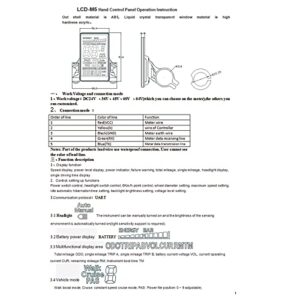 Kadimendium Electric Motor Controller Kit, Easy Install Heat Dissipation Reliable 24/36/48V 350W Motor Controller for Electric