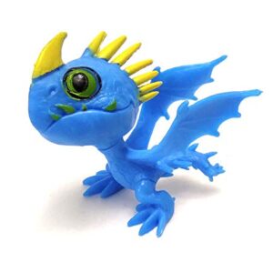 Toysvill Dragons (Set 8 pcs) - Mini Action Figures: Toothless (Night Fury), Deadly Nadder, Gronckle, Hideous Zippleback, Hotburple, Monstrous Nightmare, Terrible Terror