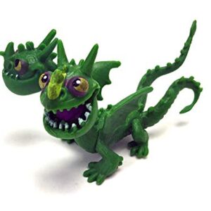 Toysvill Dragons (Set 8 pcs) - Mini Action Figures: Toothless (Night Fury), Deadly Nadder, Gronckle, Hideous Zippleback, Hotburple, Monstrous Nightmare, Terrible Terror