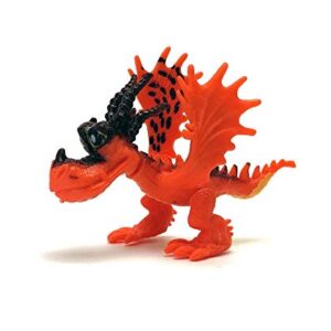 Toysvill Dragons (Set 8 pcs) - Mini Action Figures: Toothless (Night Fury), Deadly Nadder, Gronckle, Hideous Zippleback, Hotburple, Monstrous Nightmare, Terrible Terror