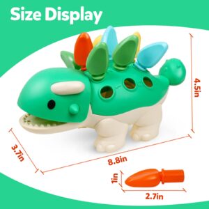 NAODONGLI One Year Old Boys Girls Toys,Montessori Baby Toys Ages12-18,12-24 Months Dinosaur Learning Fine Motor Skills Developmental Toys Prefect Easter Birthday Gift for Kids Toddlers