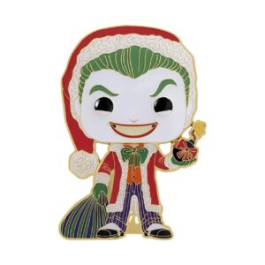 funko pop! pin: dc super heroes holiday - joker as santa with chase (styles may vary)