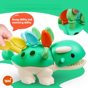 NAODONGLI One Year Old Boys Girls Toys,Montessori Baby Toys Ages12-18,12-24 Months Dinosaur Learning Fine Motor Skills Developmental Toys Prefect Easter Birthday Gift for Kids Toddlers