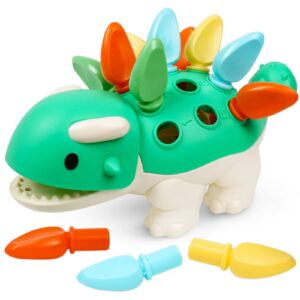 NAODONGLI One Year Old Boys Girls Toys,Montessori Baby Toys Ages12-18,12-24 Months Dinosaur Learning Fine Motor Skills Developmental Toys Prefect Easter Birthday Gift for Kids Toddlers