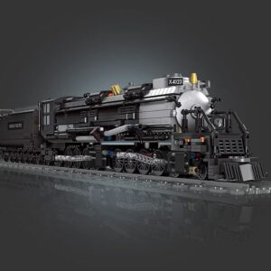 DAXX BIGBOY Steam Train Building Kit and Engineering Toy,BIGBOY Locomotive with Track Display Set Compatible with Lego,Gift for Train Lovers(1608Pcs)