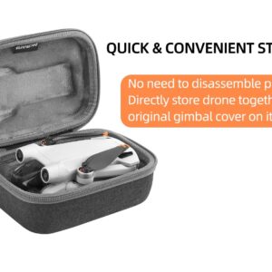 Carrying Case for DJI Mini 3 Pro, Compact Storage Bag Portable Carrying Case Compatible with DJI Mini 3 Pro Drone