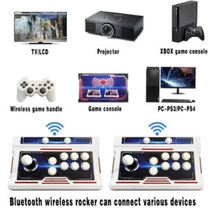 Wireless Pandora Box 50S 26800 in1 Bluetooth 3D Arcade Games Console 1-4 Player