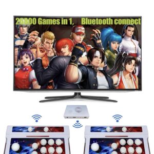 Wireless Pandora Box 50S 26800 in1 Bluetooth 3D Arcade Games Console 1-4 Player