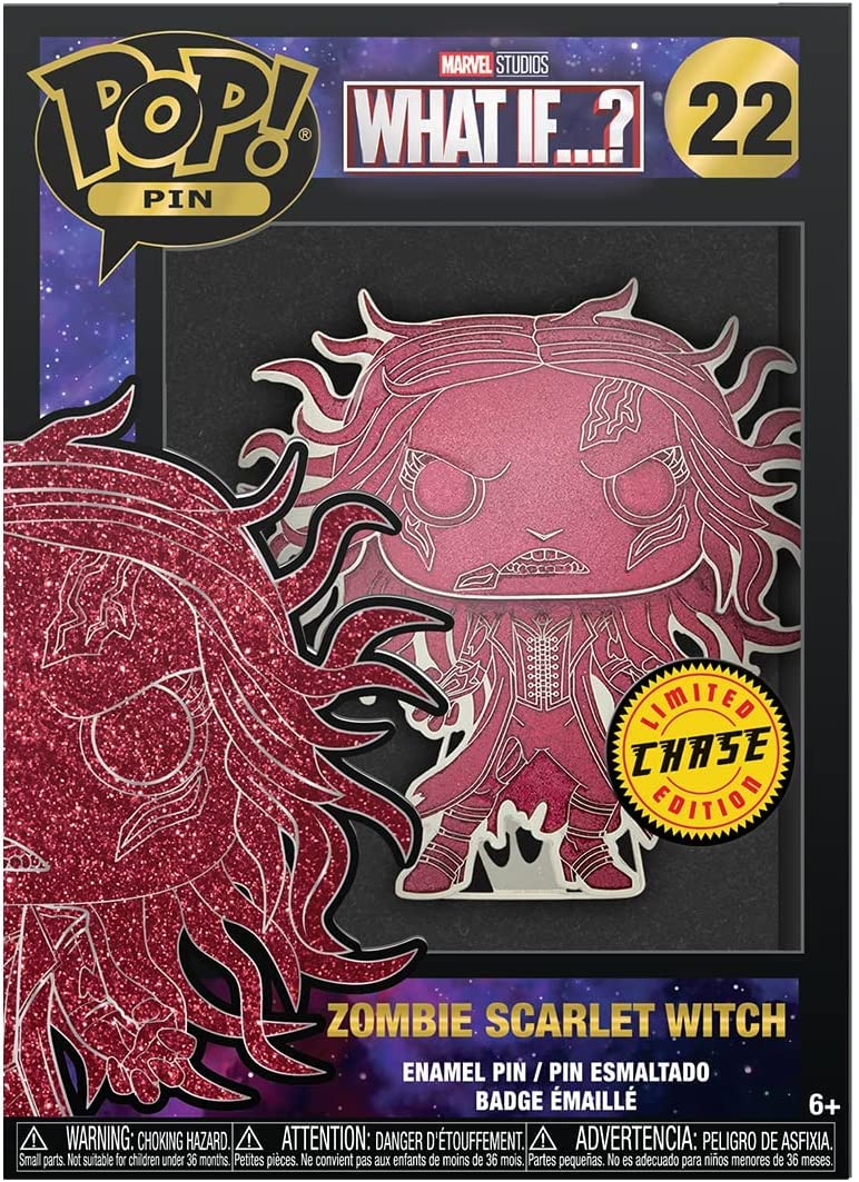 Funko Pop! Pin: Marvel - What If…?, Zombie Scarlet Witch with Chase (Styles May Vary)