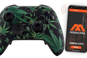 "420 black" anti-recoil smart rapid fire custom modded controller compatible with xbox one elite master mod for all major shooter games