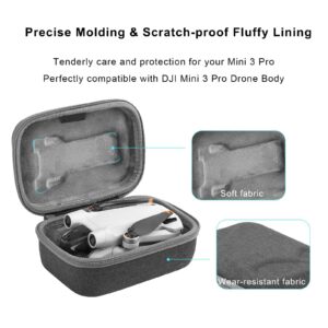 iEago RC Mini 3 Pro Case Drone Body Small Case Portable Storage Bag Travel Compact Case Compatible with DJI Mini 3 / Mini 3 Pro Accessories