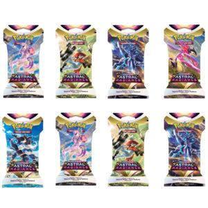 Pokemon Sword and Shield Astral Radiance Boosters - 8 Sleeved Packs!