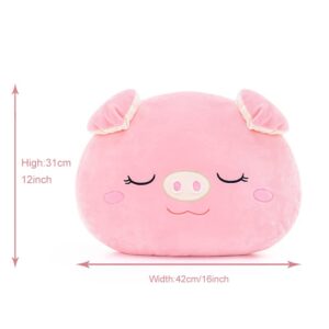 Lazada Pig Pillow Plush Toys Soft Toy Girls Gifts for Toddler Pink 15 Inches