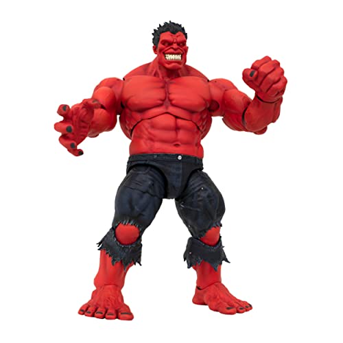 Diamond Select Toys Marvel Select Red Hulk 9-Inch Action Figure (Red)