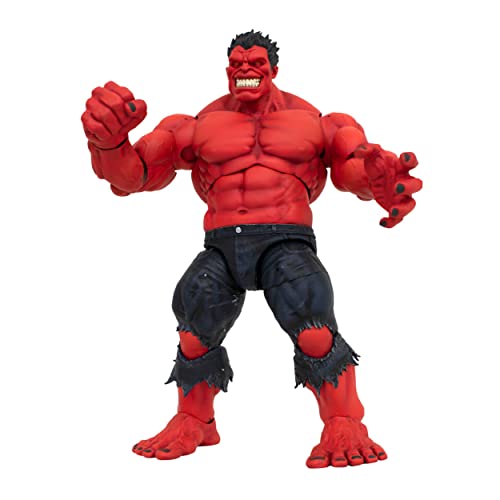 Diamond Select Toys Marvel Select Red Hulk 9-Inch Action Figure (Red)