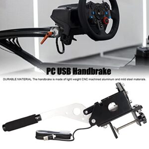 USB Handbrake with Clamp,PC USB SIM Handbrake,Professional Gaming Peripherals for Logitech G27 G25 G29 T500 T300 FANATECOSW LFS DIRT RALLY Racing Games