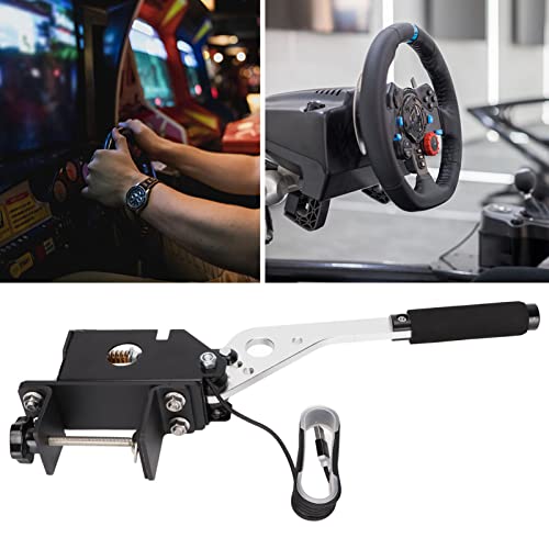 USB Handbrake with Clamp,PC USB SIM Handbrake,Professional Gaming Peripherals for Logitech G27 G25 G29 T500 T300 FANATECOSW LFS DIRT RALLY Racing Games