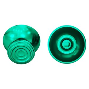 eXtremeRate Metal Thumbsticks for Xbox Core Wireless Controller, Green Custom Concentric Circles Aluminum Alloy Analog Stick Joystick Buttons for Xbox One S/X/Elite, for Xbox Series X/S Controllers