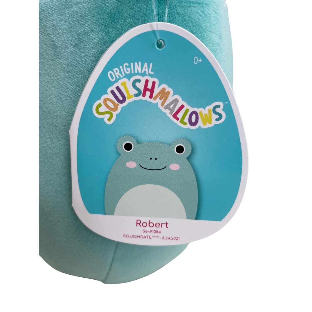 Squishmallows Official Kellytoy Plush 8 Inch Squishy Soft Plush Toy Animals (Robert Frog)