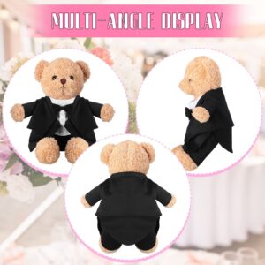 Set of Tuxedo Outfit, Bear Clothes Suitable for 13-15 Inch, Bear Clothes, Stuffed Animal Clothes, Bear Accessories for Your Own Stuffed Animals, Bears on Weddings