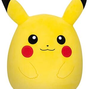 Squishmallows Pokemon 14-Inch Pikachu Plush - Add Pikachu to Your Squad, Ultrasoft Stuffed Animal Large Plush, Official Kelly Toy Plush