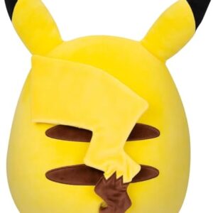 Squishmallows Pokemon 14-Inch Pikachu Plush - Add Pikachu to Your Squad, Ultrasoft Stuffed Animal Large Plush, Official Kelly Toy Plush