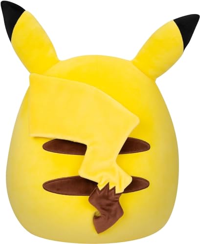 Squishmallows Pokemon 14-Inch Pikachu Plush - Add Pikachu to Your Squad, Ultrasoft Stuffed Animal Large Plush, Official Kelly Toy Plush