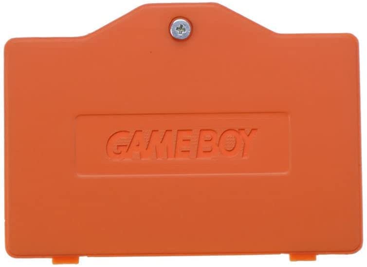 Battery Door Back Cover Case Replacement for Nintendo Gameboy Advance SP GBA SP Console Back Shell (Orange)