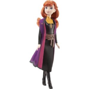 mattel disney frozen toys, anna fashion doll & accessory with signature look, inspired by the frozen 2 movie