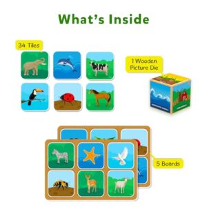 Skillmatics Board Game - Memory Match Animals, Fun & Fast Memory Game for Kids, Preschoolers, Toddlers, Gifts for Boys & Girls Ages 3, 4, 5, 6, 7